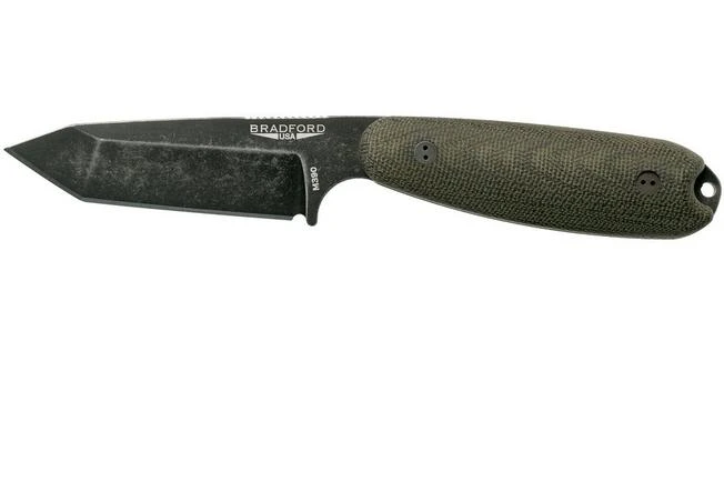 Bradford Guardian 3.5T Tanto, 3D OD Green Micarta Guardian 3.5T M390, Nimbus 3.5T-102N