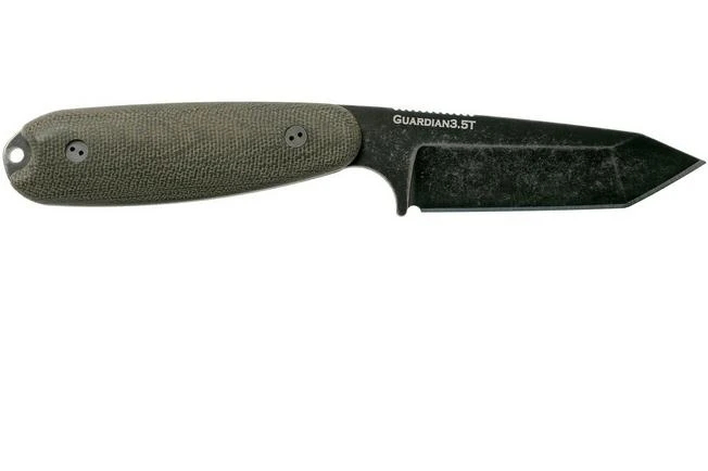 Bradford Guardian 3.5T Tanto, 3D OD Green Micarta Guardian 3.5T M390, Nimbus 3.5T-102N - Image 2