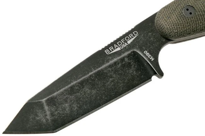 Bradford Guardian 3.5T Tanto, 3D OD Green Micarta Guardian 3.5T M390, Nimbus 3.5T-102N - Image 3