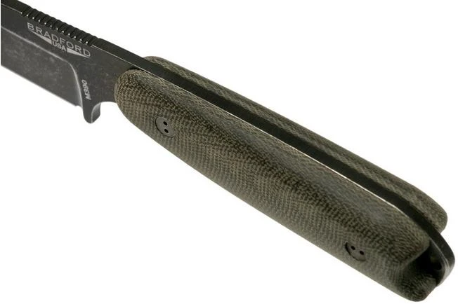 Bradford Guardian 3.5T Tanto, 3D OD Green Micarta Guardian 3.5T M390, Nimbus 3.5T-102N - Image 5