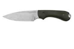 Bradford Knives Guardian 3, 3S-102-MC, 3D OD Green Micarta, CPM-Magnacut, Sabre Grind, Stonewash Finish, Fixed Knife