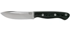 Bark River Mini Aurora Hunter CPM 3V, Black Canvas Micarta