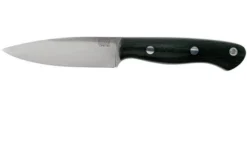 Bark River Mini Aurora CPM 154, Black Canvas Micarta