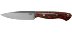 Bark River Mini Aurora CPM 154, Hellfire Maple Burl