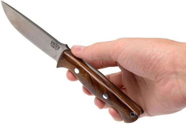 Bark River Gunny CPM 3V, Desert Ironwood, Brown Sheath - Image 6