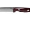 Bark River Bravo EDC CPM 3V Rampless, Burgundy Canvas Micarta Bushcraft Knife