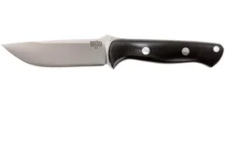 Bark River Bravo 1 A2, Black G10, Brown Sheath