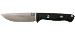 Bark River Bravo 1 LT Cru Wear, Black Canvas Micarta, Rampless