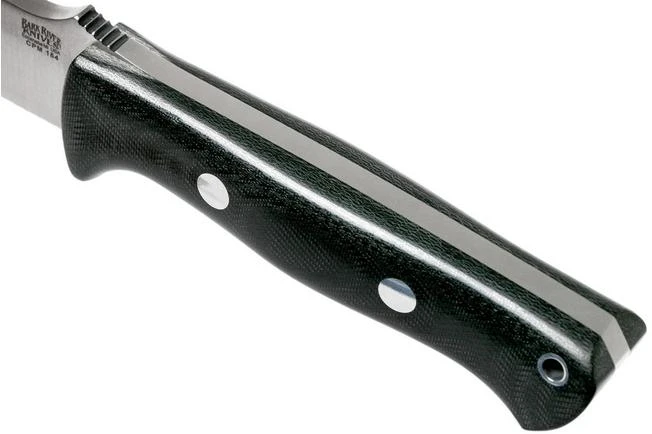 Bark River Bravo 1 CPM 154, Black Canvas Micarta - Image 5
