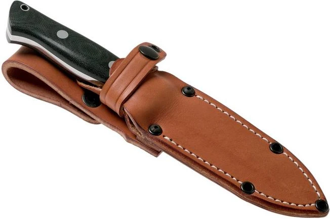 Bark River Bravo 1 CPM 154, Black Canvas Micarta - Image 7