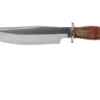 Bark River Highwayman III A2 Stacked Leather, Black Gold Maple Bowie Knife