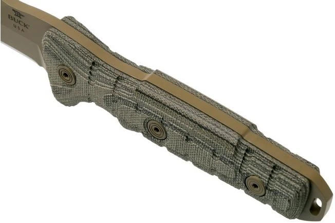 Buck Ground Combat Knife Spear Point 891BRS Coyote Brown GCK Survival Knife - Image 5