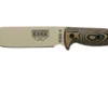ESEE Model 6 Desert Tan Blade 3D Coyote-Black G10 Survival Knife 6PDT-005 Black Sheath + Clip Plate