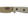 ESEE Model 3 Dark Earth Blade, Grey Handle 3P-MB-DE With Sheath + Clip And MOLLE-back
