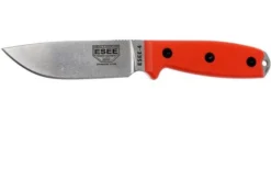 ESEE Model 4 Stainless 440C Orange 4P-MB-SS-OR With Sheath + Clip And MOLLE-back