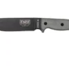 ESEE Model 6 Black Blade, Grey Handle 6P-B With Black Sheath + Belt Clip