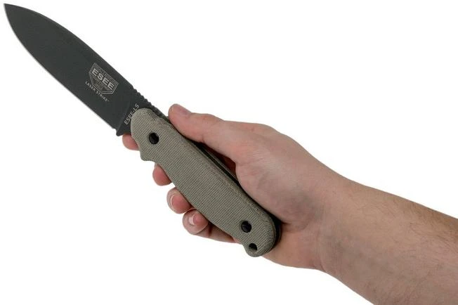 ESEE Laser Strike Tactical Gunsmoke LS-PTG Survival Knife With Kydex Sheath + Belt Clip - Image 7