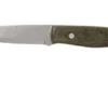 Brisa Trapper 95 - Elmax Scandi - Green Canvas Micarta - 2091