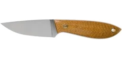 Brisa Bobtail 80 Mustard Micarta Handle, 12C27, Multi-carry Sheath 9951