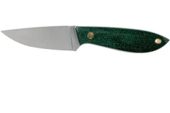 Brisa Bobtail 80 Green Micarta Handle, 12C27, Multi-carry Sheath 9957