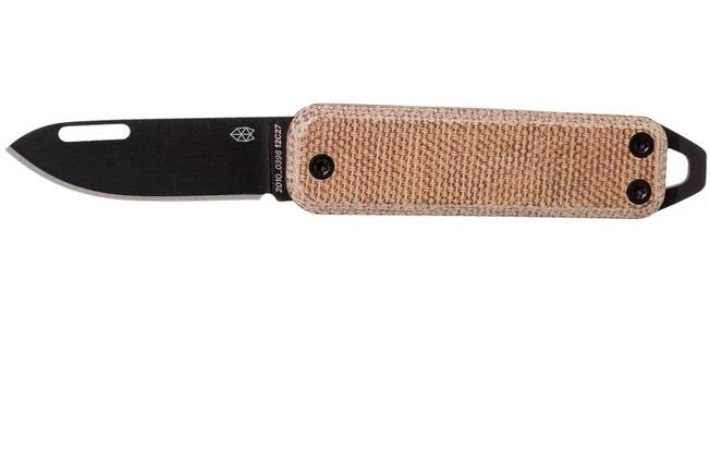 The James Brand Elko, Tan Micarta + Black Pocket Knife