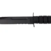 KA-BAR USMC 1214 Partly Serrated, Kraton, Kydex Sheath