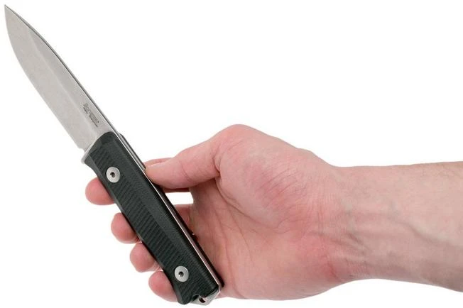 LionSteel B40 Black G10 B40-BK Bushcraft Knife - Image 6
