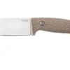 LionSteel M3 M3-CVN Natural Canvas Micarta Fixed Knife