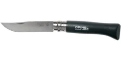 Opinel Pocket Knife No. 08RV Black, Stainless Steel, Blade Length 8.5 Cm