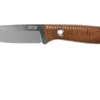 TRC Knives Classic Freedom, Brown Canvas Micarta Outdoor Knife