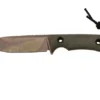 TRC Knives South Pole Apo Finish Green Canvas Micarta, Survival Knife