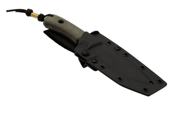 TRC Knives South Pole Apo Finish Green Canvas Micarta, Survival Knife - Image 6
