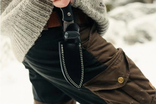 MKM Normar CPM 3V Green Micarta, Knivesandtools Exclusive, Bushcraft Knife - Image 11